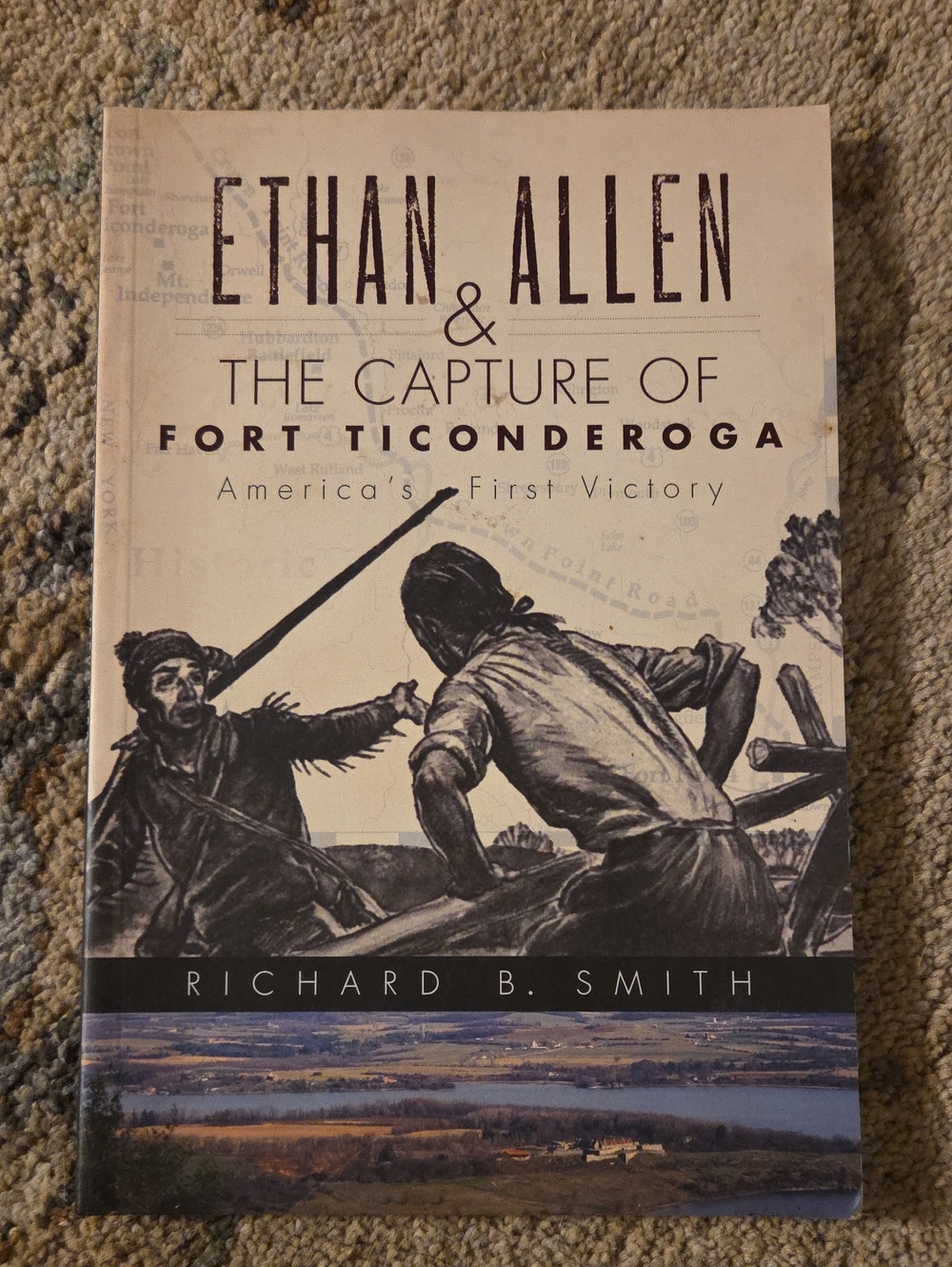 Ethan Allen & The Capture of Fort Ticonderoga Paperback - Beige Cover